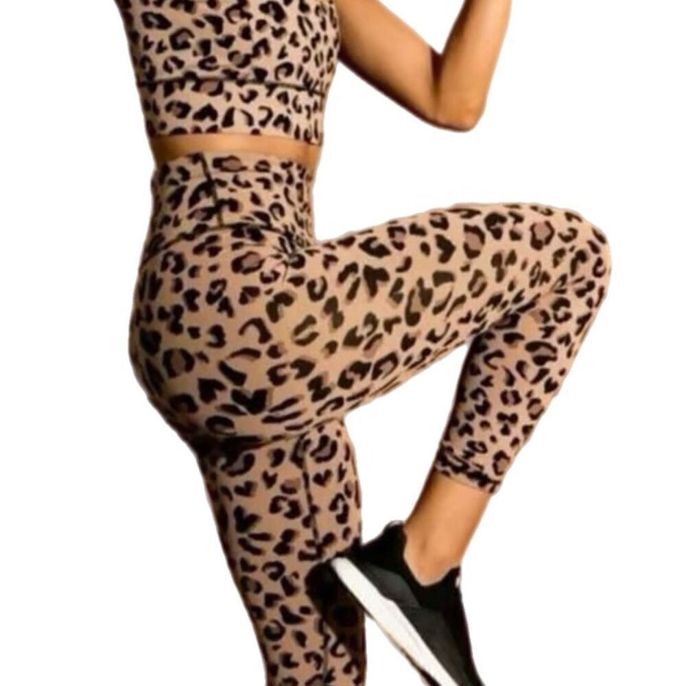IVL Collective Into The Wild Cheetah Print 7/8 Legging...